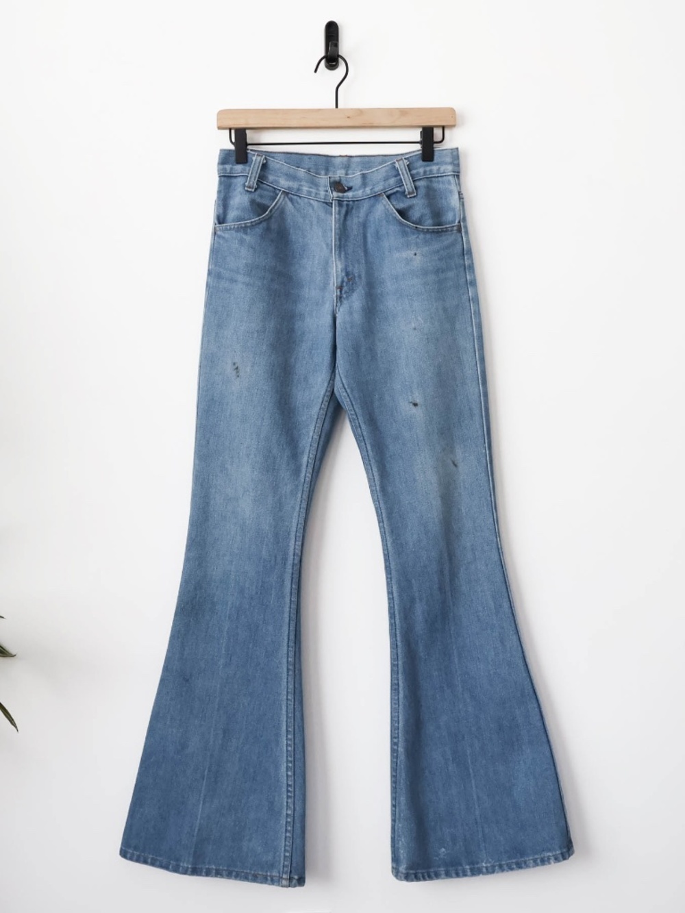 Super Rare True Vintage 70's Levi's Orange Tab Flare Denim Jeans